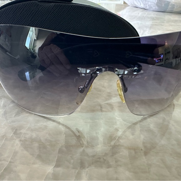 Prada Black Designer Sunglasses - Picture 1 of 6